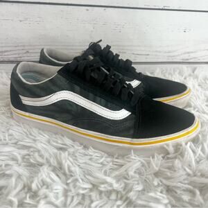 Vans Old Skool Black Green Tie-Dye Sneakers Unisex Men's 7.5 - Women's 9